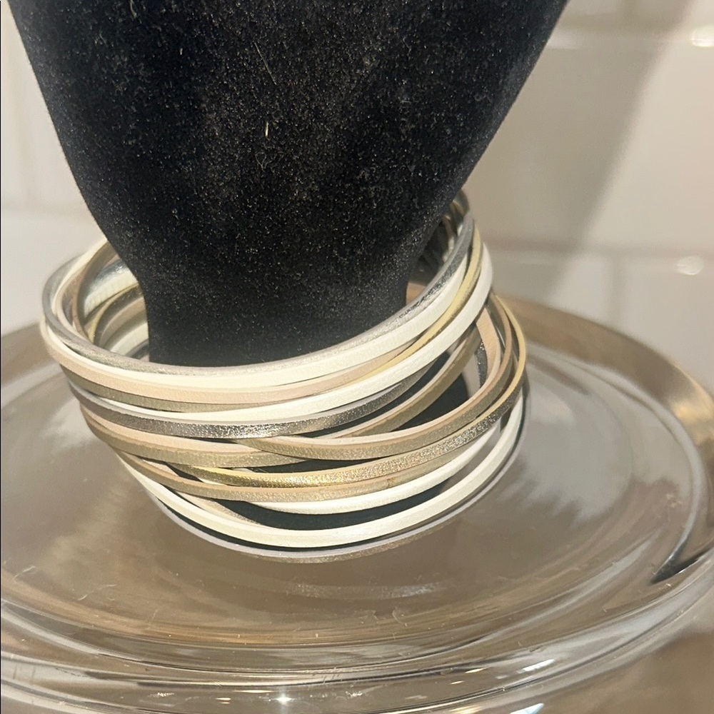 Gold and Silver Bangle Set